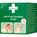 Soft Foam Bandage Beige 6cmx2m