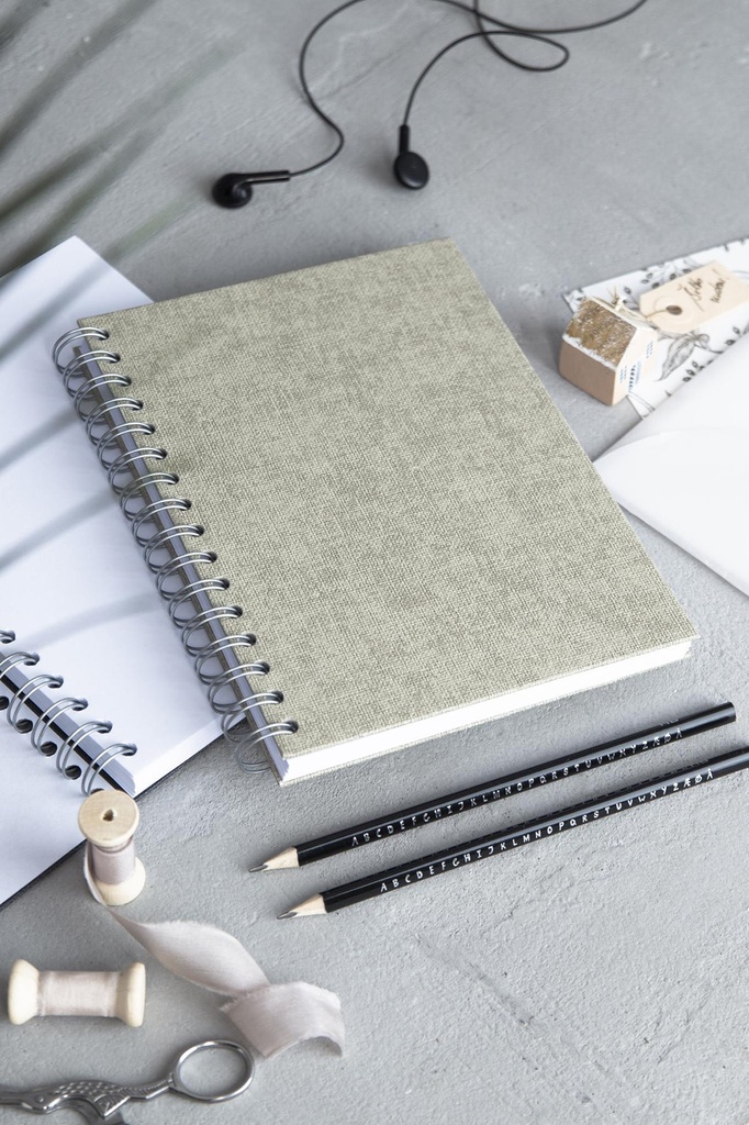 Bok Bigso A5 olin canvas linen
