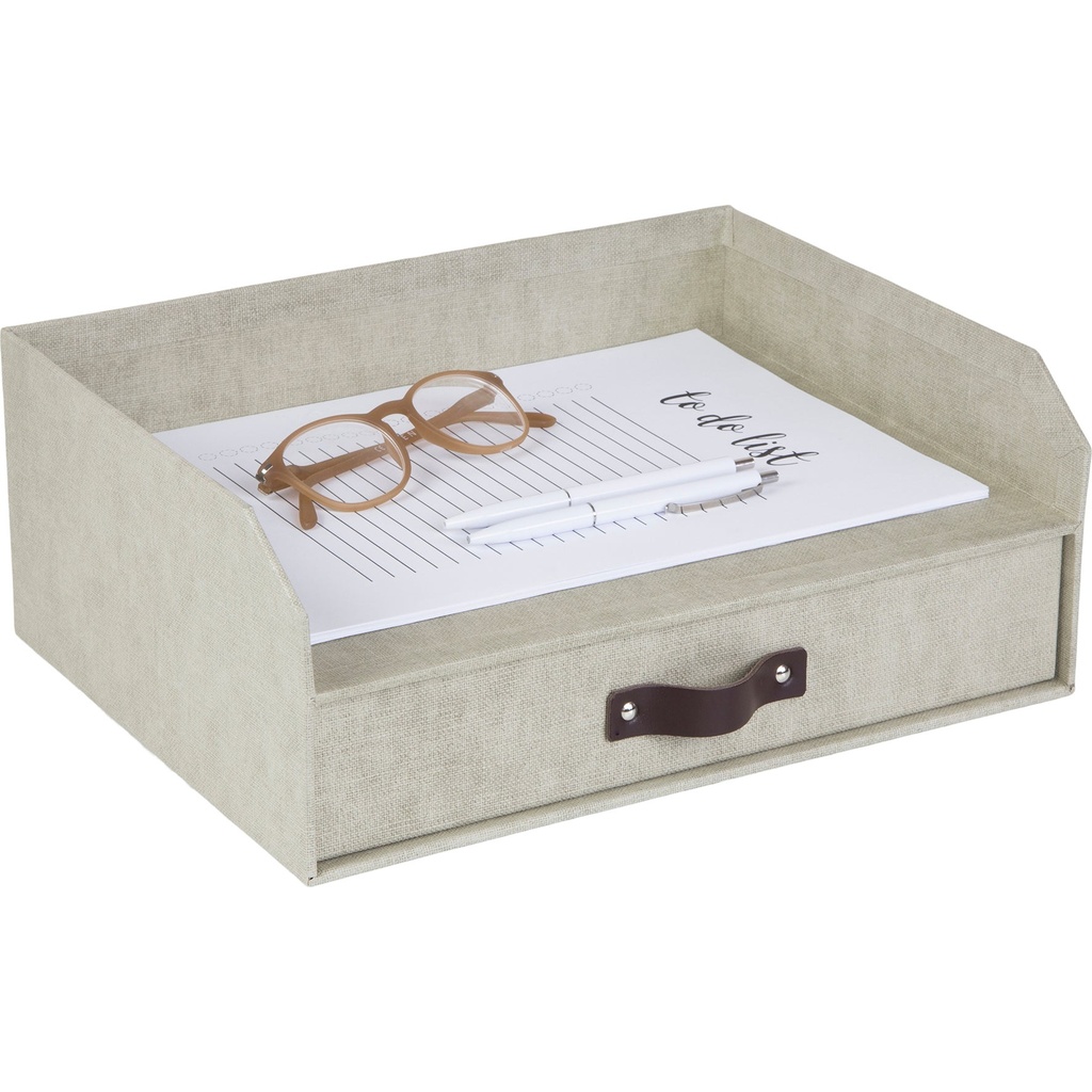 Brevkorg Walter canvas linen