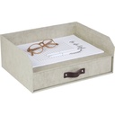 Brevkorg Walter canvas linen