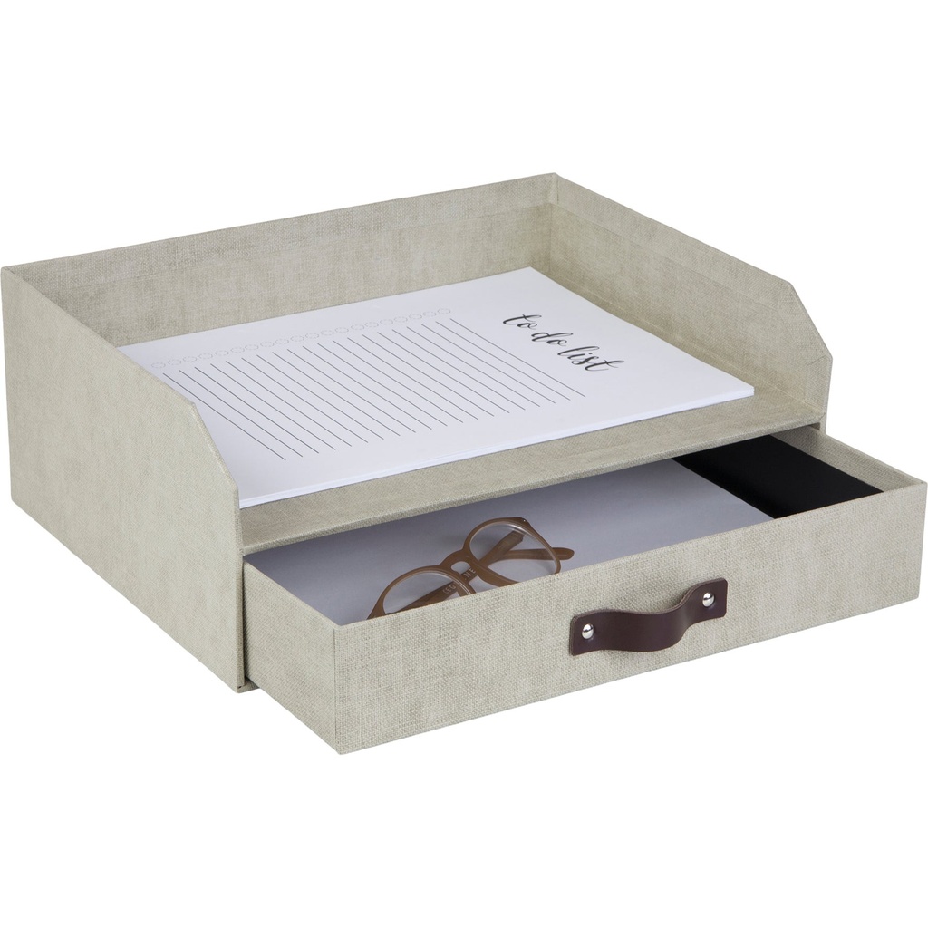 Brevkorg Walter canvas linen