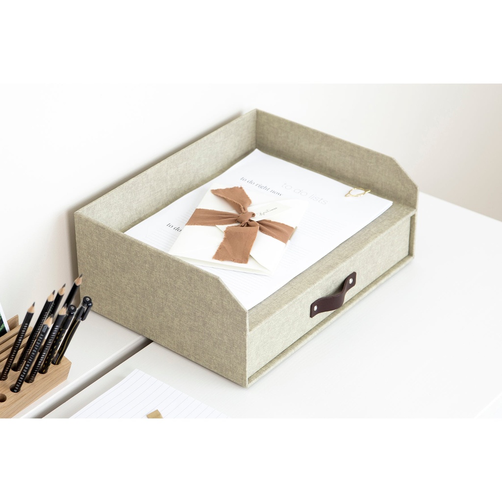 Brevkorg Walter canvas linen