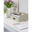 Brevkorg Walter canvas linen
