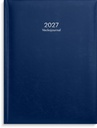Veckojournal 2027 blå