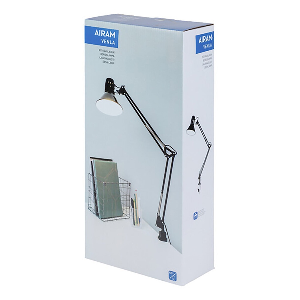 Skrivbordslampa Venla Svart