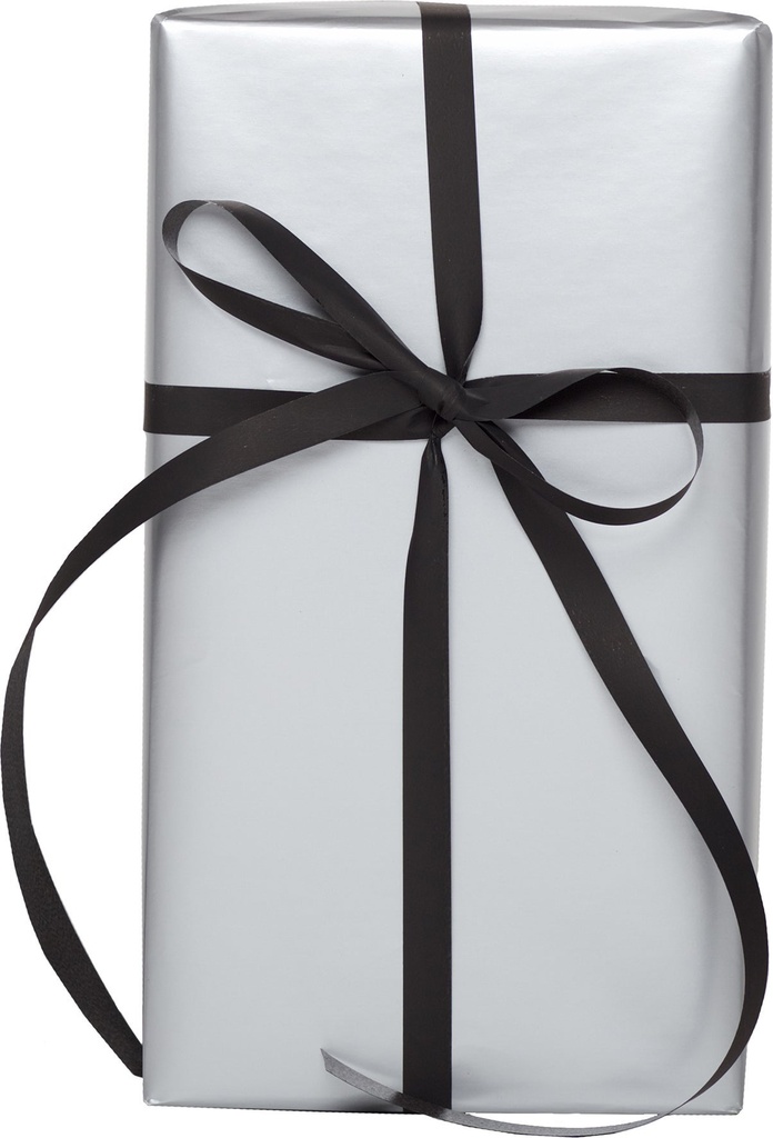 Presentpapper 57cmx154m silver