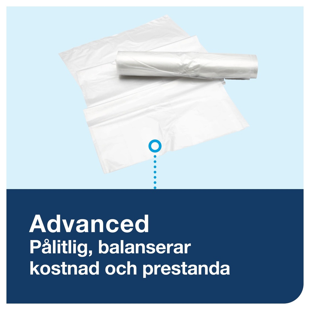 Papperskorg Tork B1 50l   vit