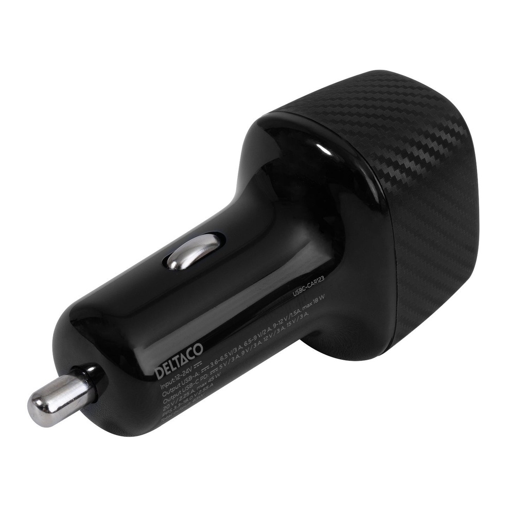 Billaddare 1x USB-A & 1x USB-C