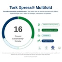 Pappershandduk Tork Xpress Advanced Multifold H2 3780 ark