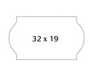 Etikett 32x19 vit perm 5rl/fp