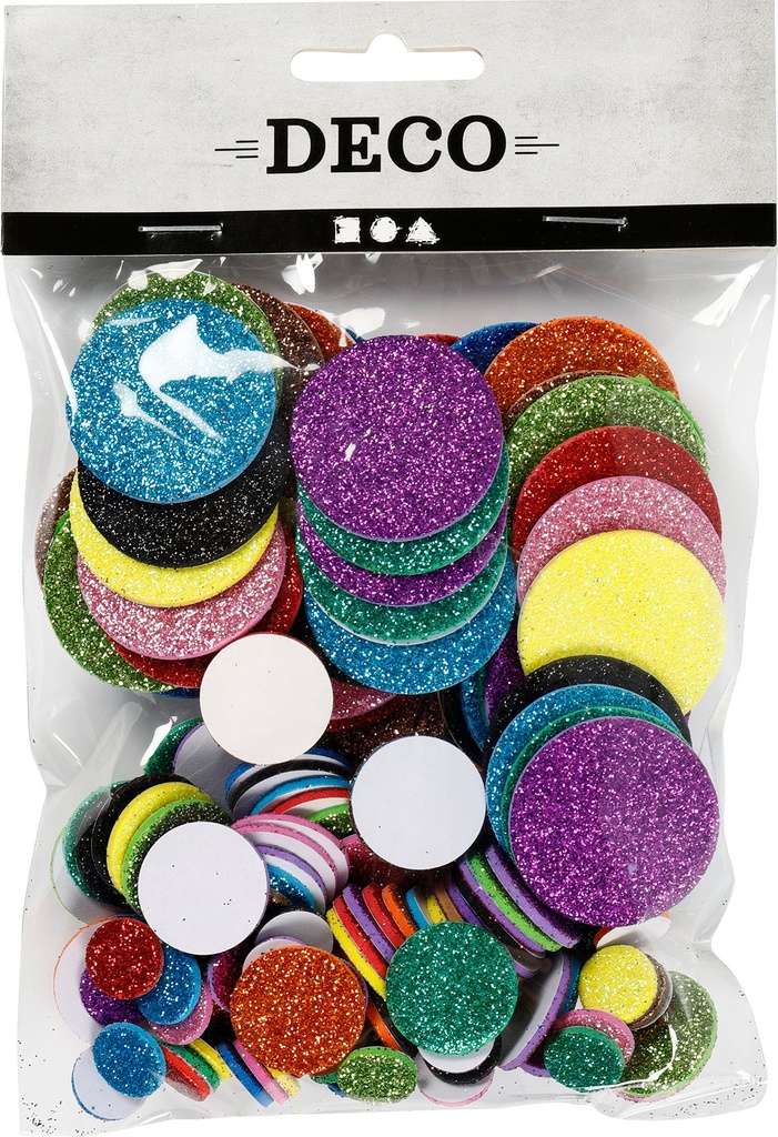 Dekorgummicirklar mix 150/fp