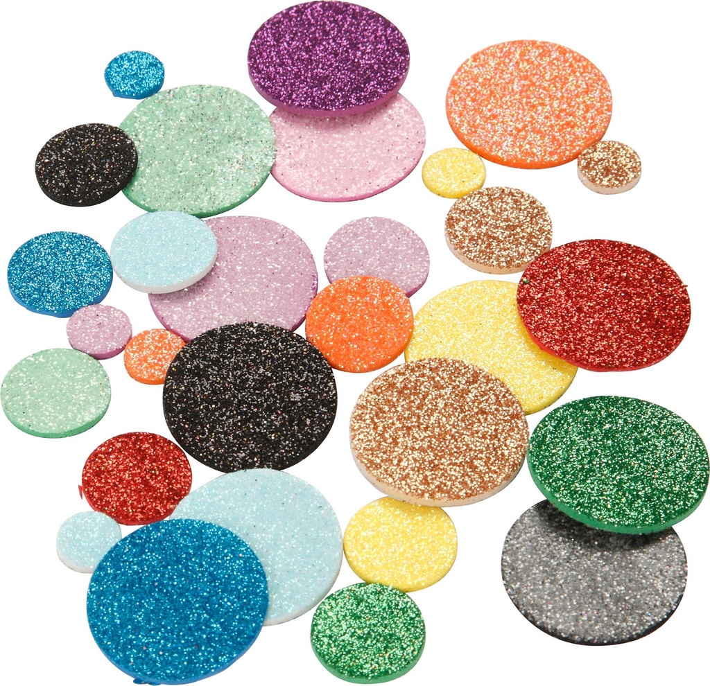 Dekorgummicirklar mix 150/fp