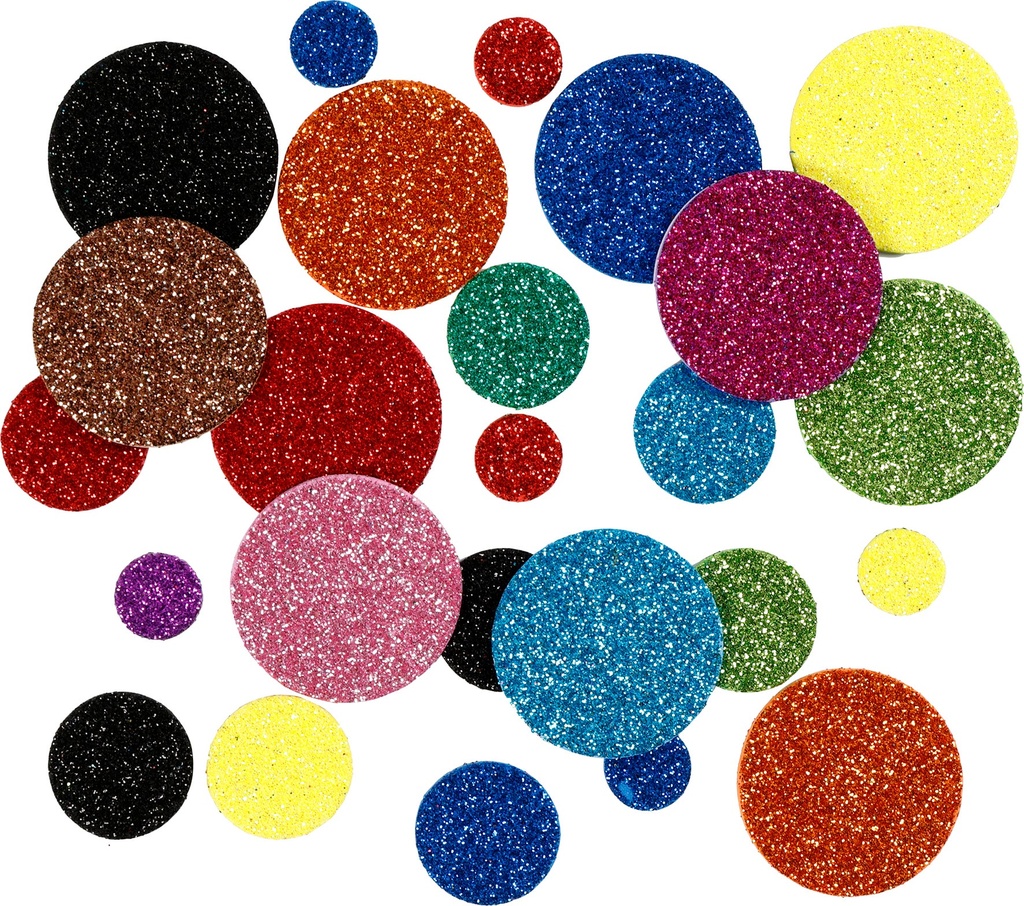 Dekorgummicirklar mix 150/fp