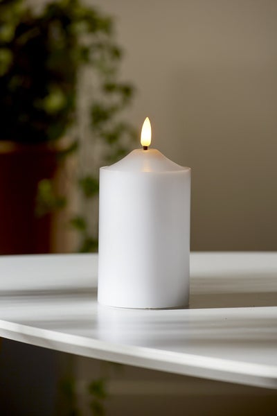 Blockljus LED Flamme D7,5 H15