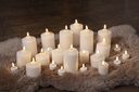 Blockljus LED Flamme D7,5 H15