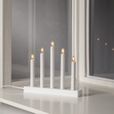 Ljusstake INEZ vit