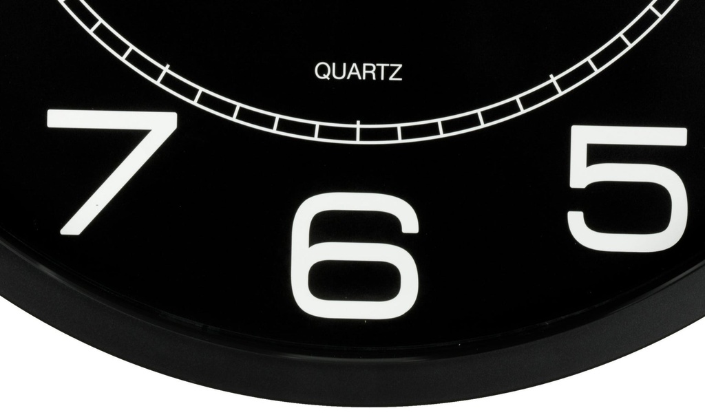 Klocka Mega 57,5cm Svart