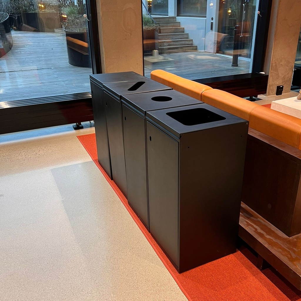 Sorteringskärl 125L sv. runt