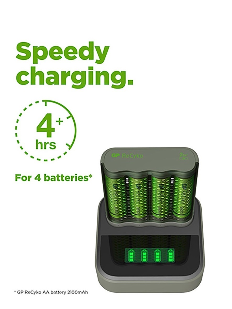 Batteriladdare GP ReCyko Speed
