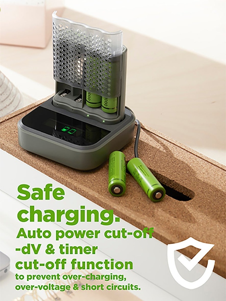 Batteriladdare GP ReCyko Speed