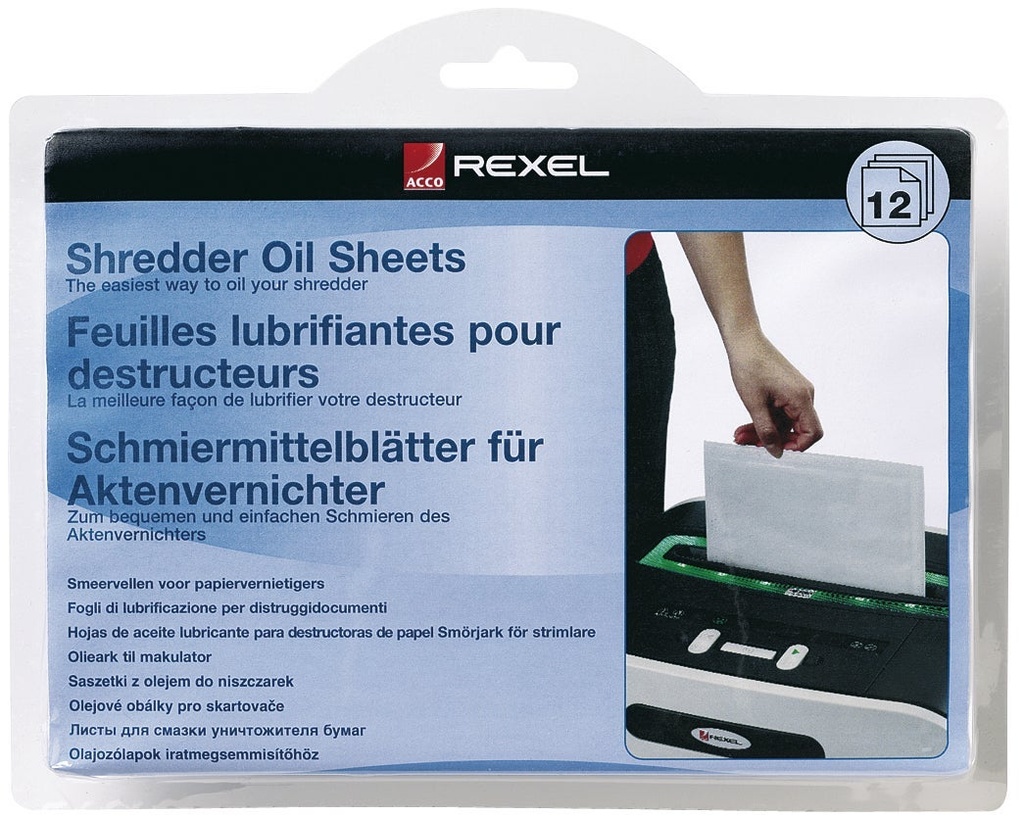 Oljade ark Rexel 12/fp