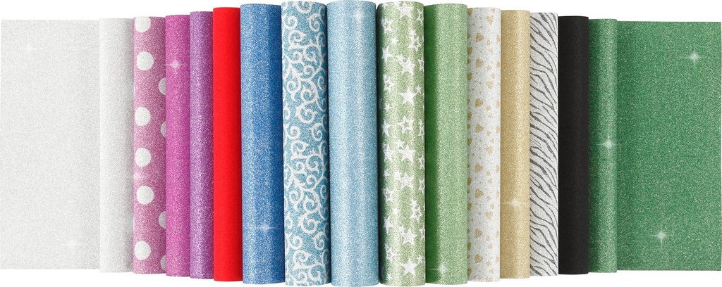 Papper glitter A4 150g 30/fp