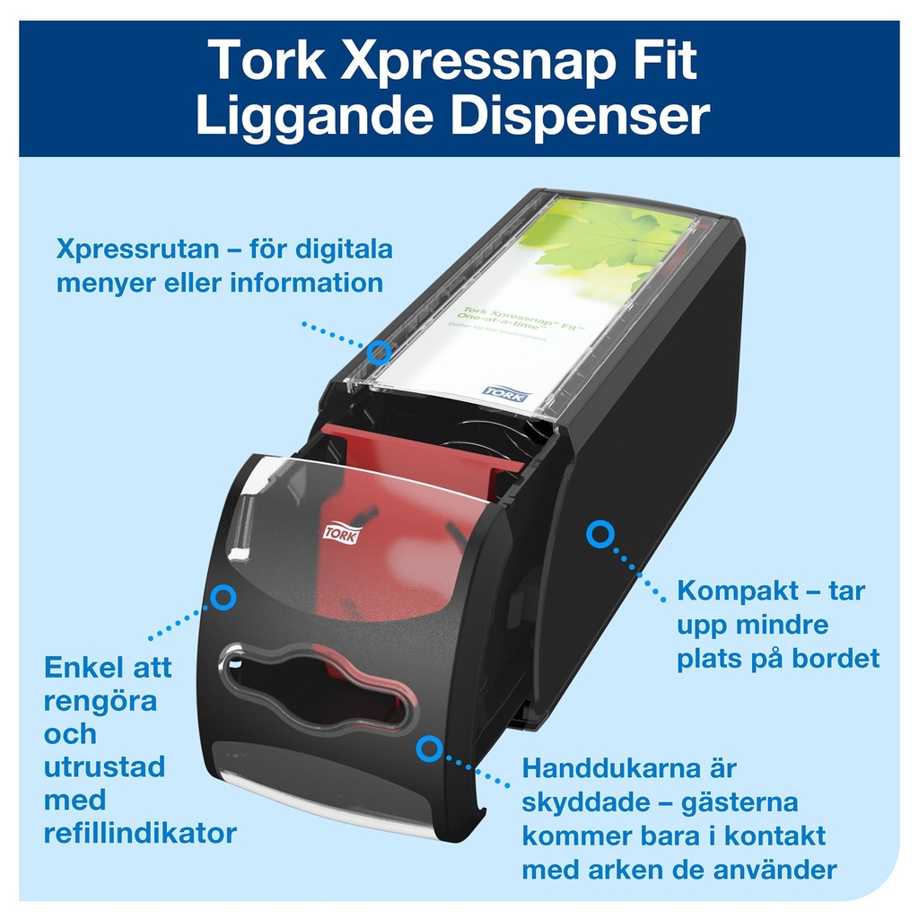 Tork Xpressnap Fit® Liggande d