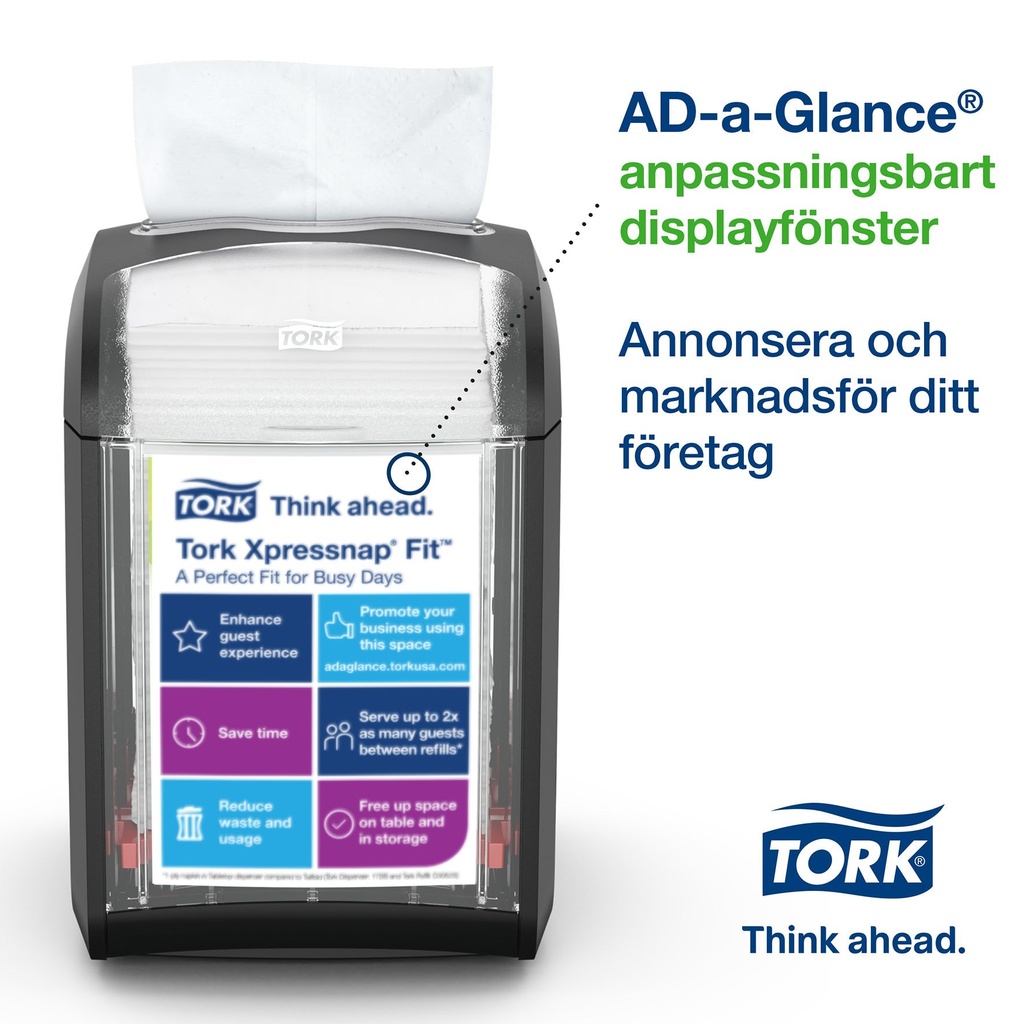 Tork Xpressnap Fit® Liggande d