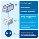 Tork Xpressnap Fit® Liggande d