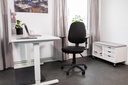 Stol Nantes m armstöd svart