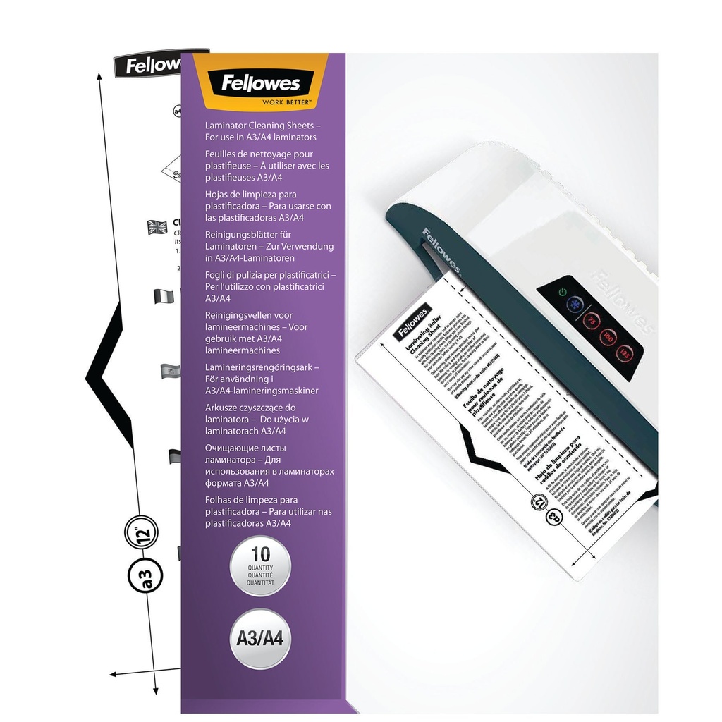 Rengöringsark laminator A4 10/
