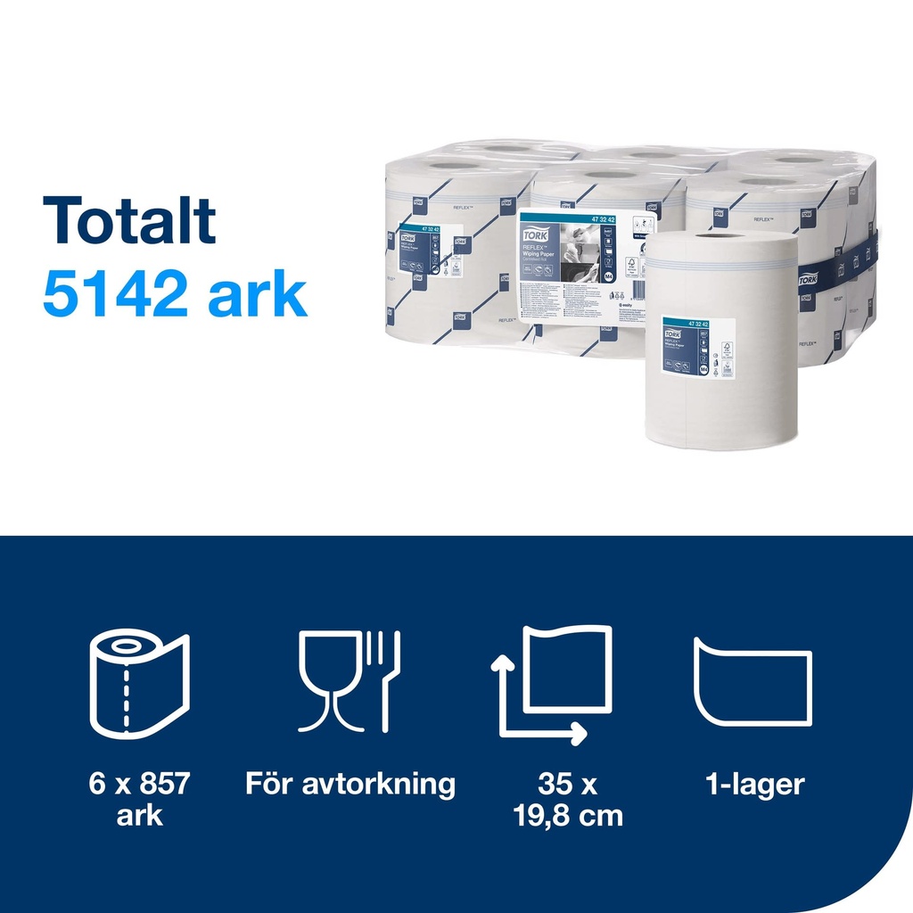 Avtorkningspapper Tork Reflex