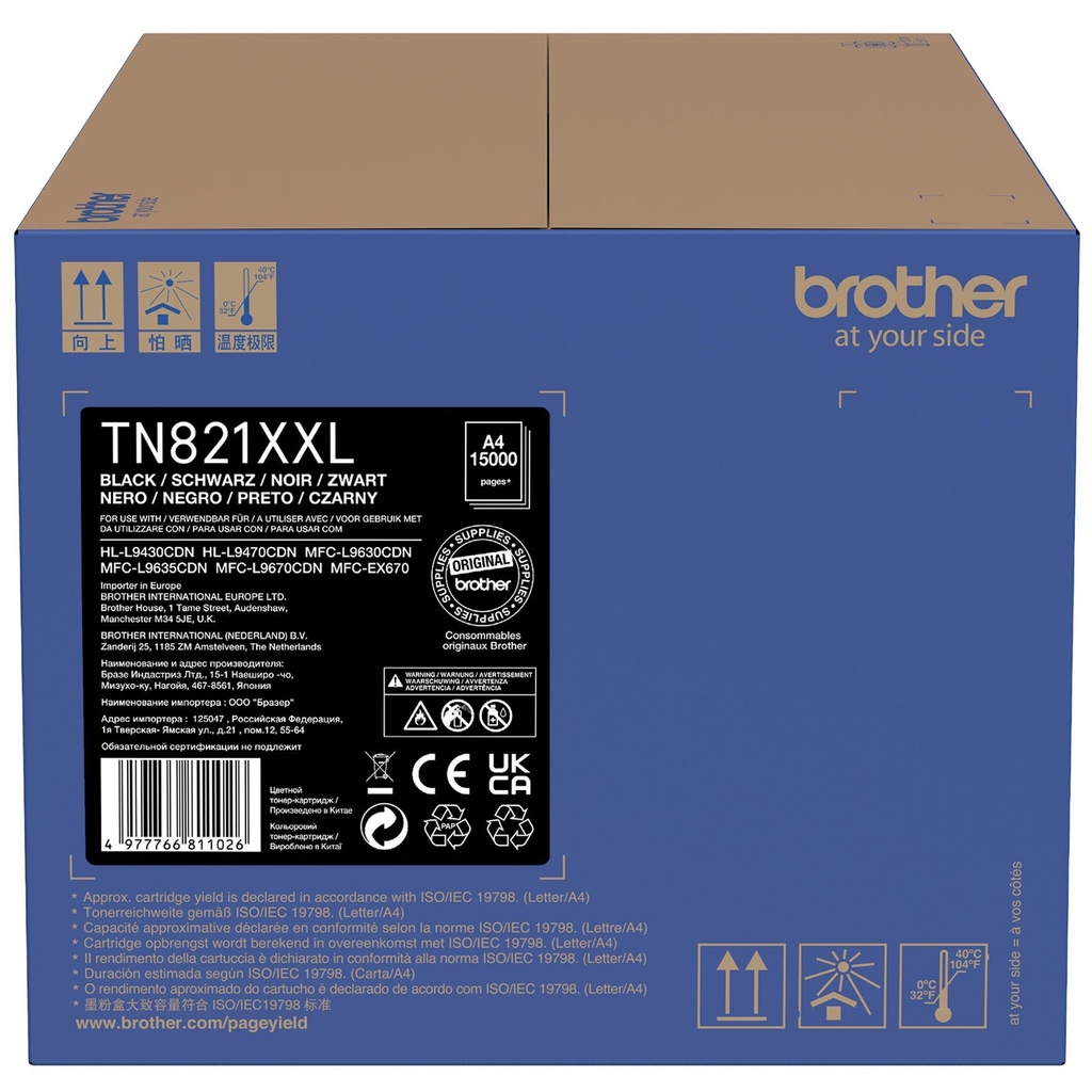 Toner Brother TN821XXLBK 15K S