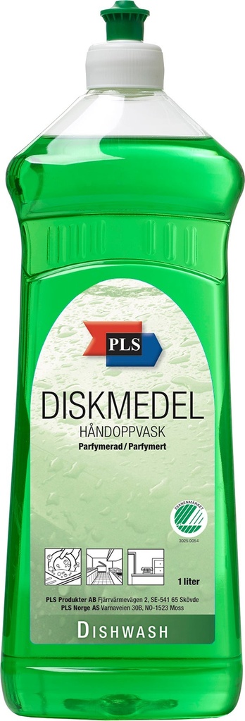 Diskmedel PLS 1 liter svanenmärkt