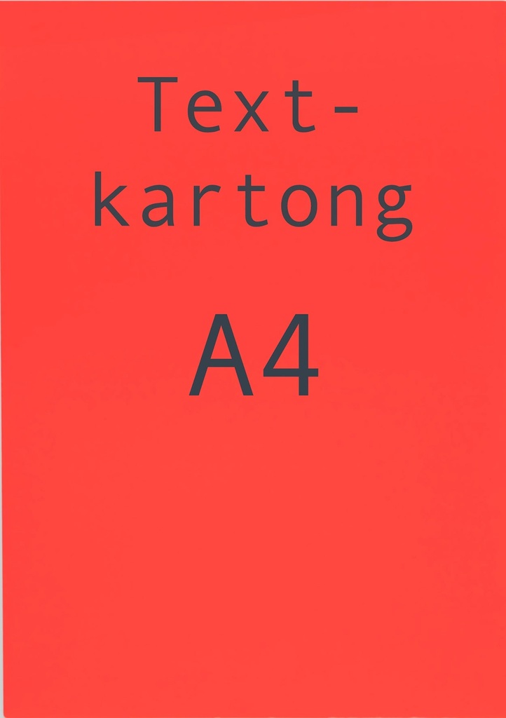 Kartong A4 flour röd 25/fp