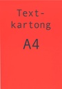 Kartong A4 flour röd 25/fp