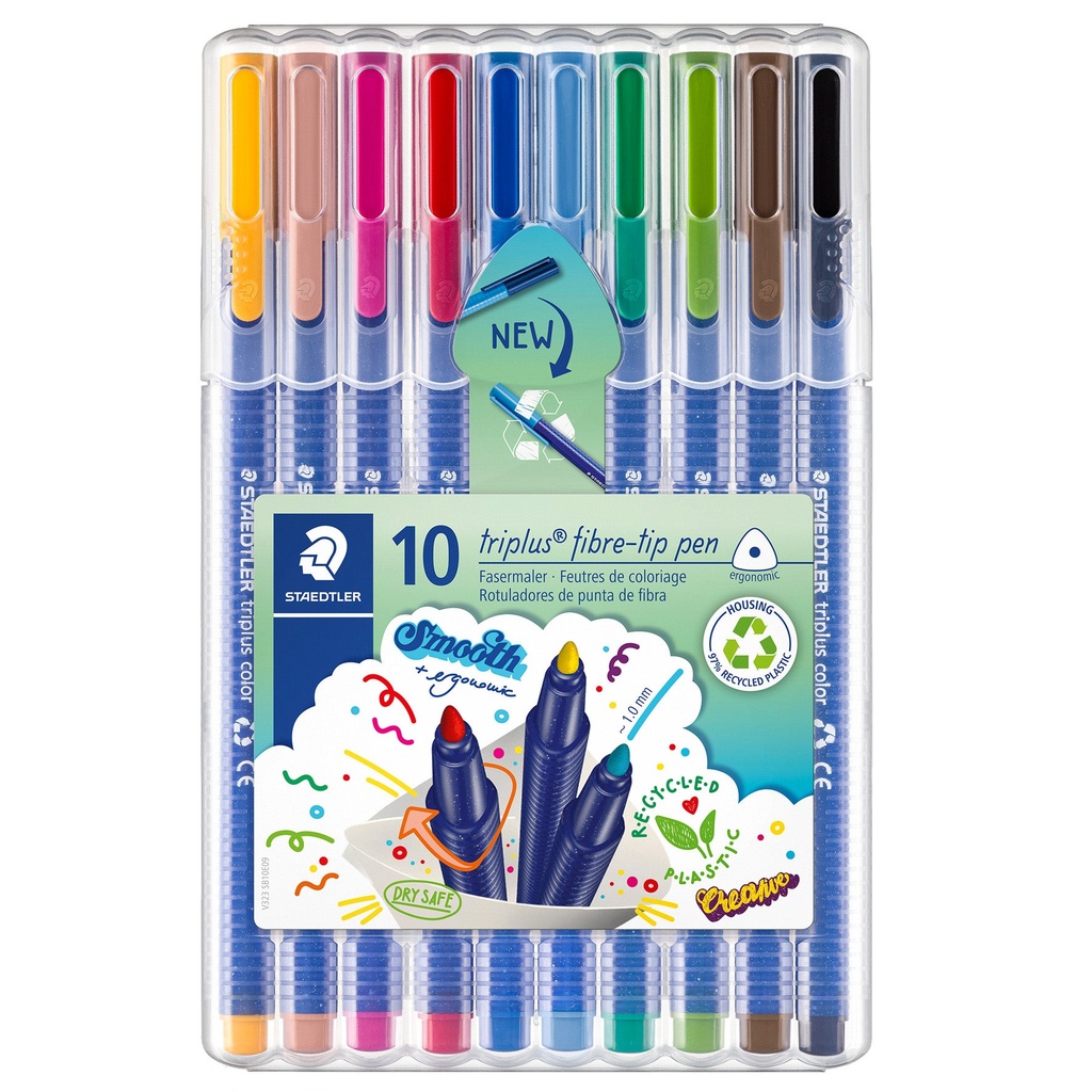 Fiberpenna Staedtler 1,0 10/fp