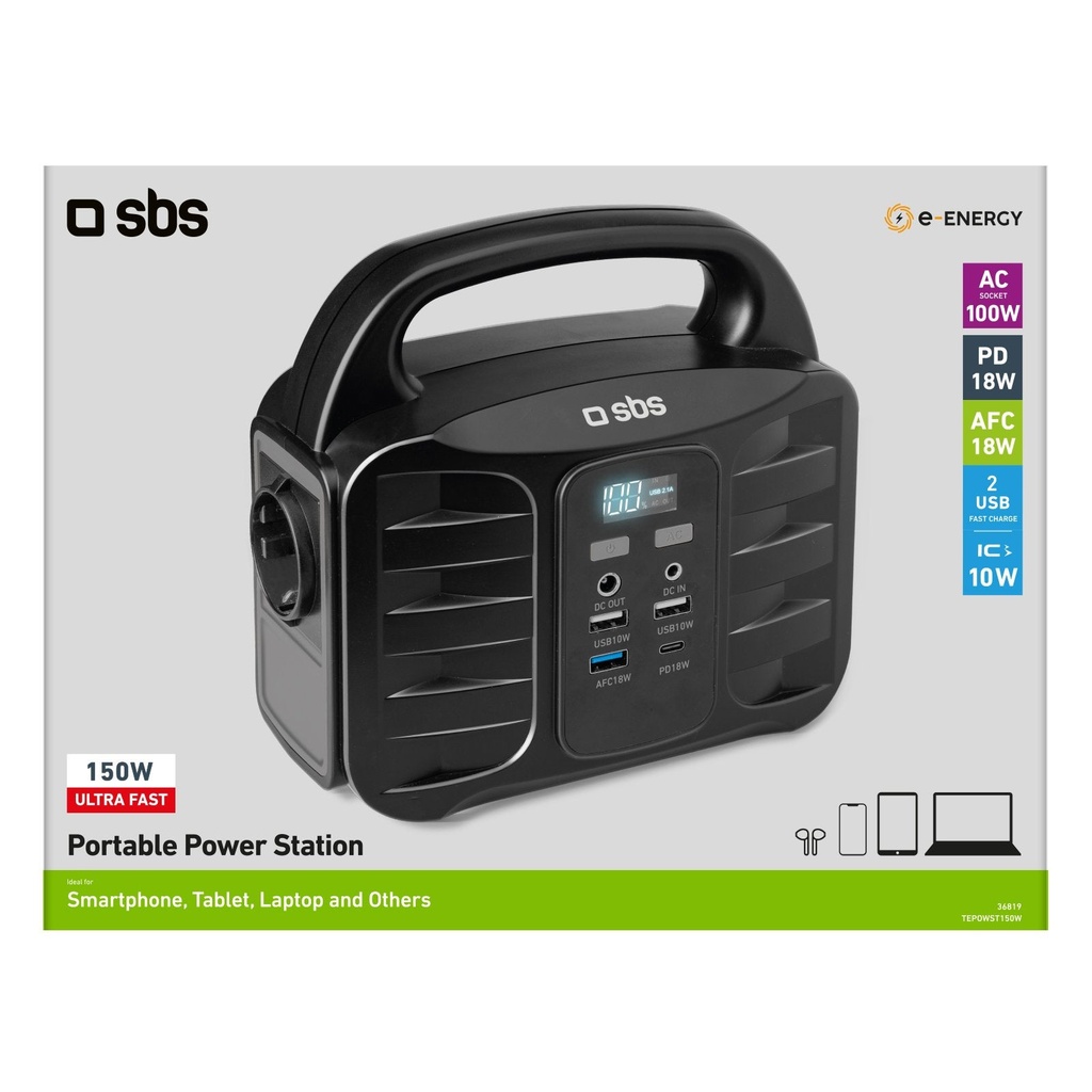 Bärbar kraftstation - 150W