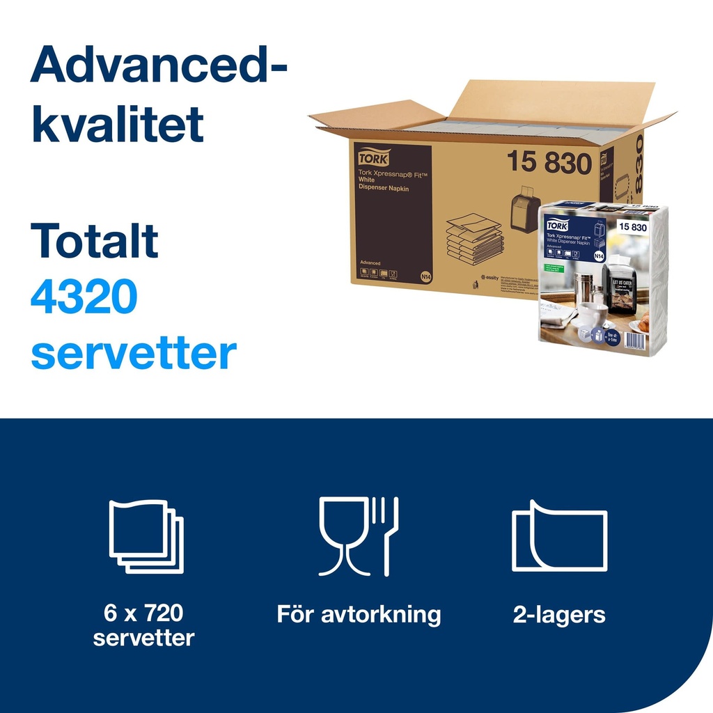 Tork Xpressnap Fit® Vit D.....