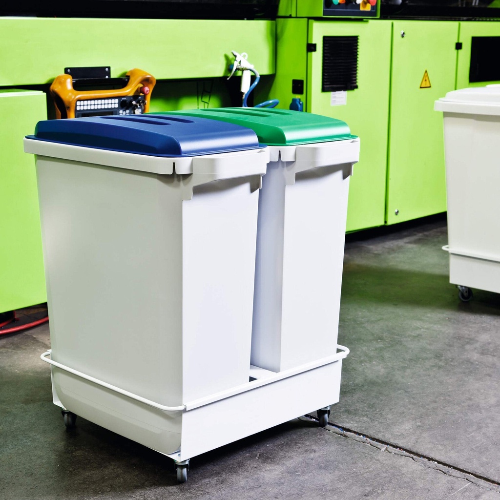 Lock DURABIN ECO grå 60L.