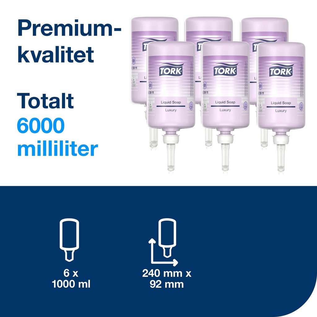 Tvål Flytande Luxury Tork S1