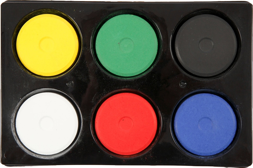 Temperablock 57mm 6färger