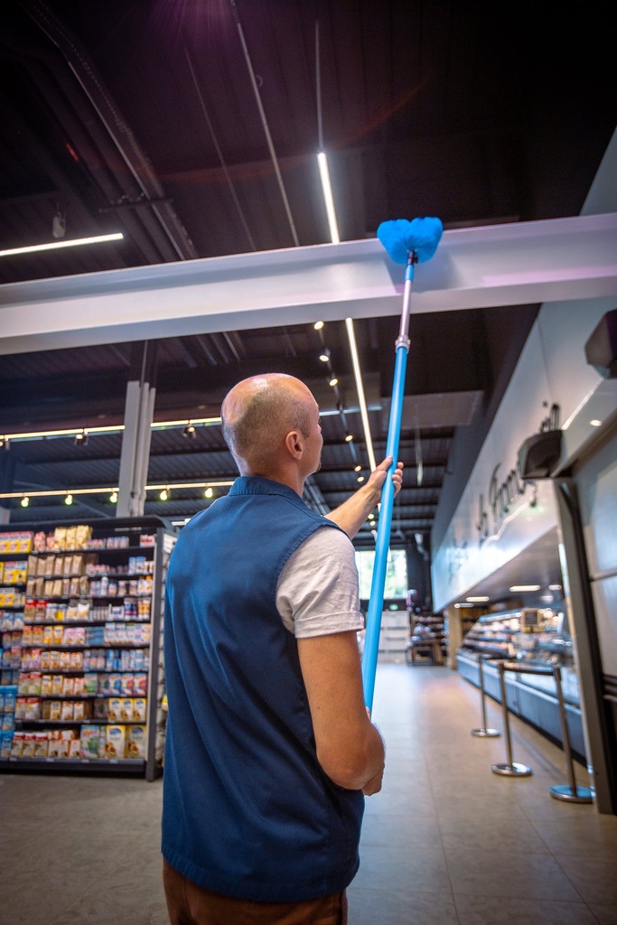 Rörborste Vikan 53cm mjuk Blå