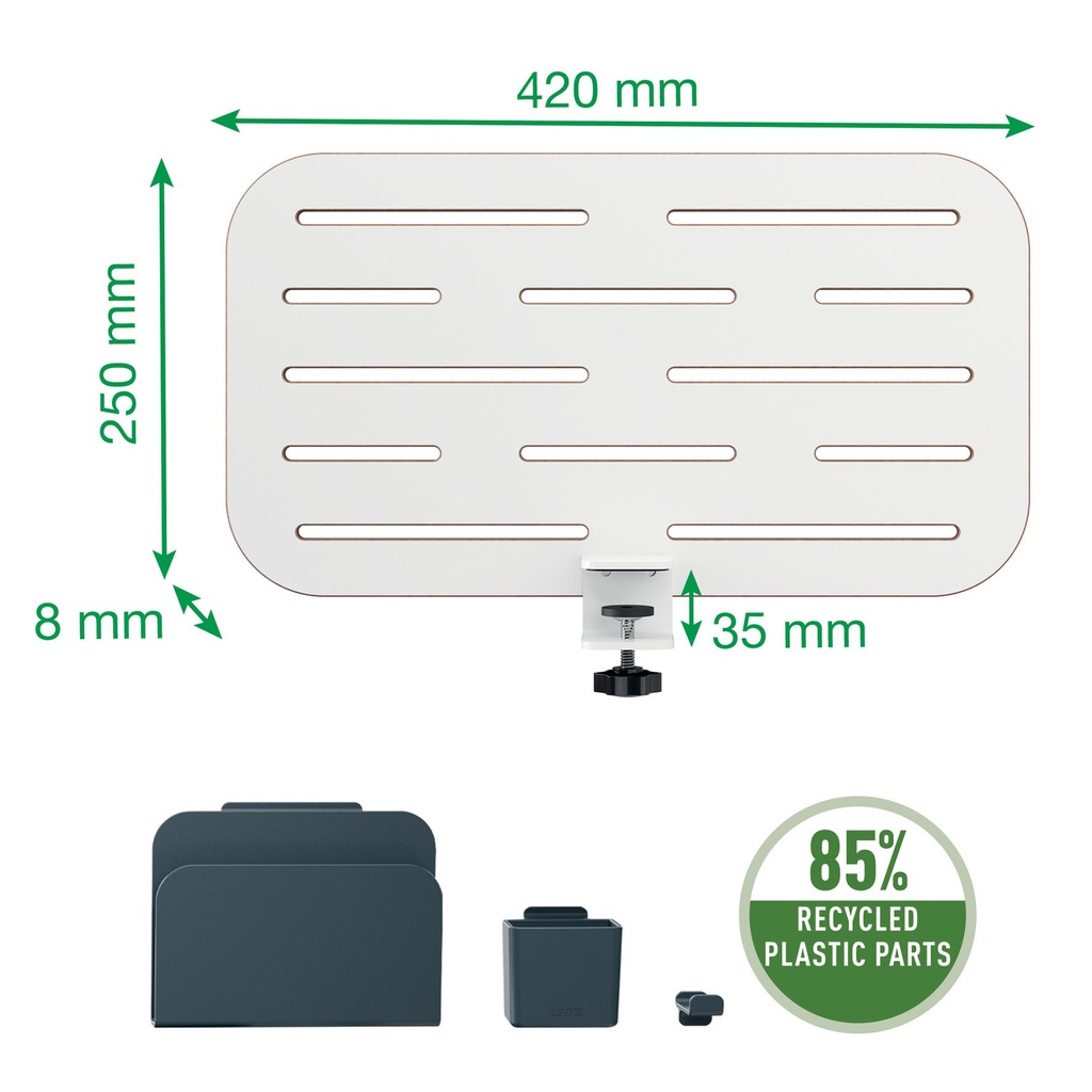 Pegboard Ergo Skrivbord under