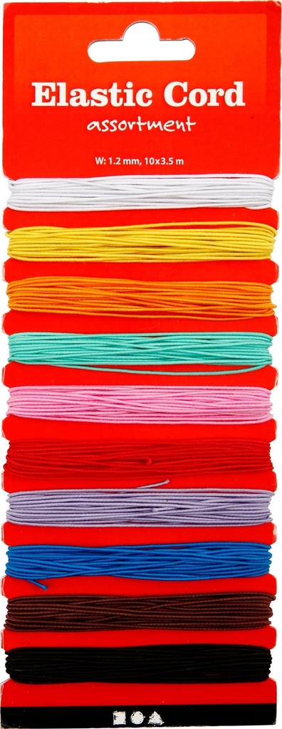 Elastiskt snöre 1mm 10x3,5m