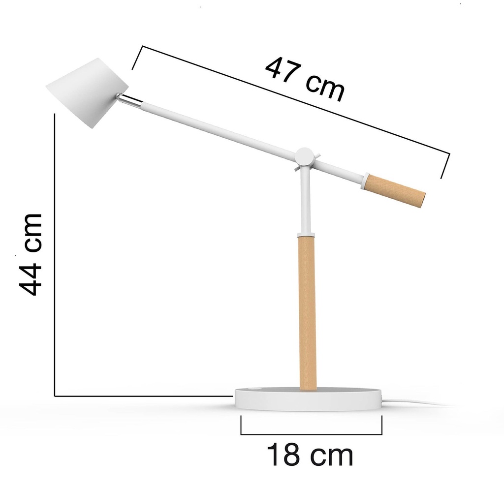 Lampa Vicky LED vit