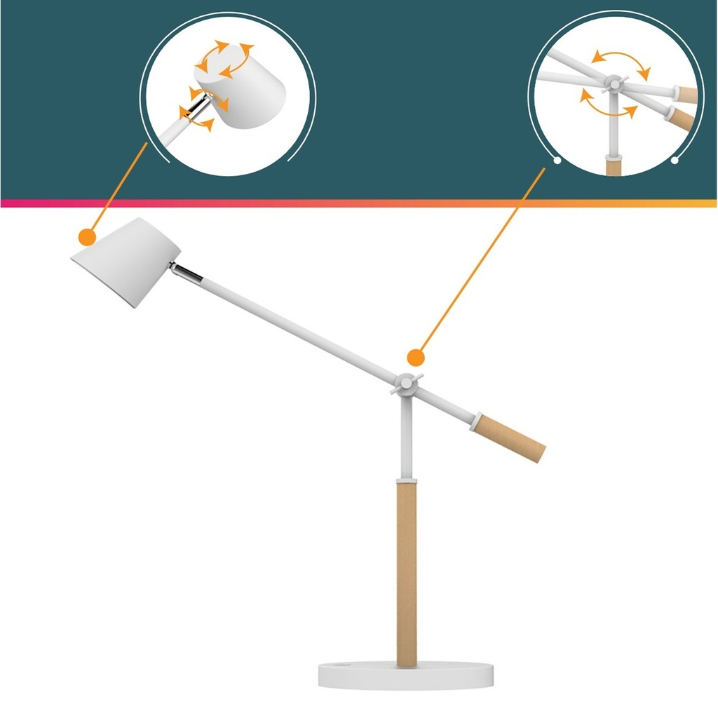 Lampa Vicky LED vit