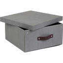 Box Bigso Levi canvas grå