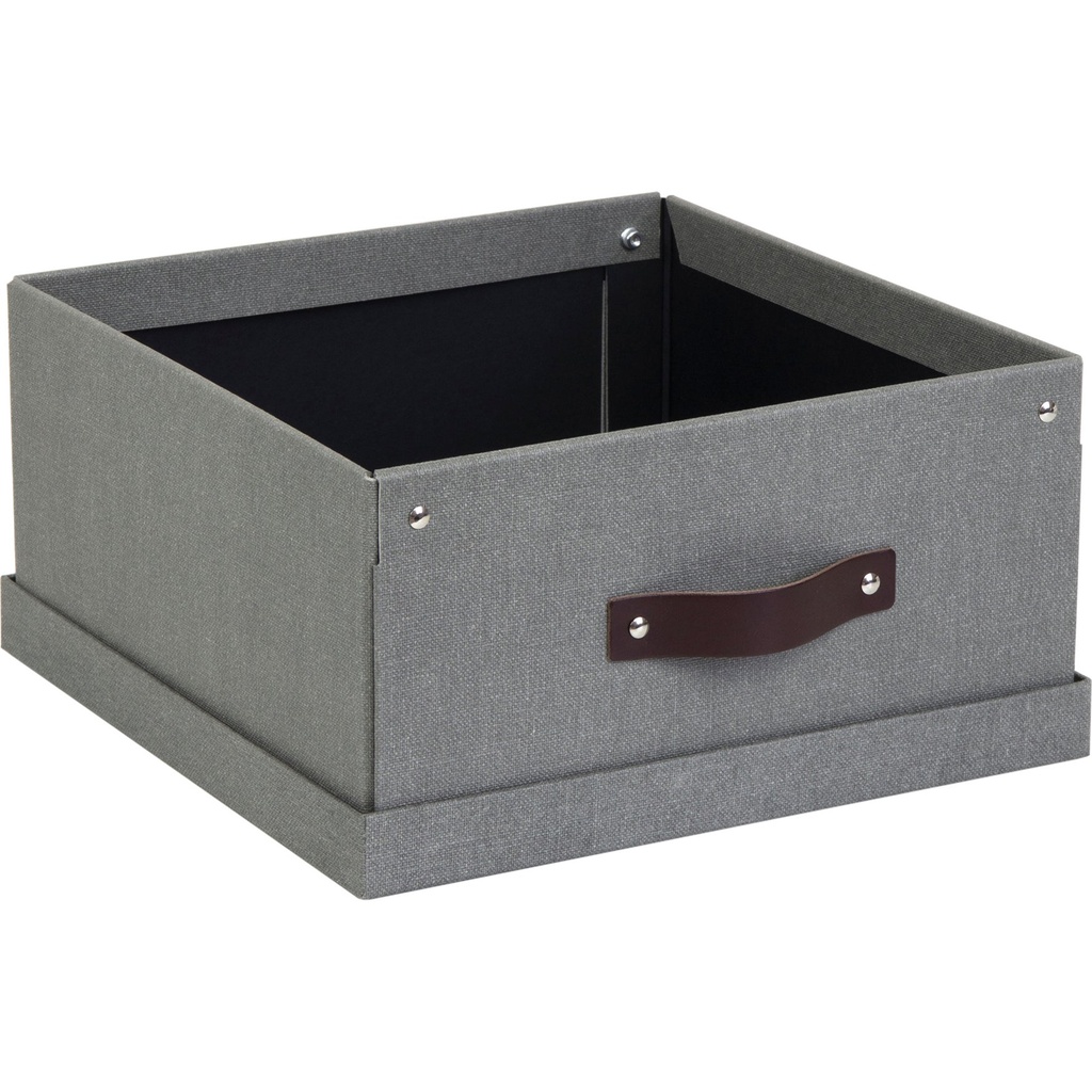 Box Bigso Levi canvas grå
