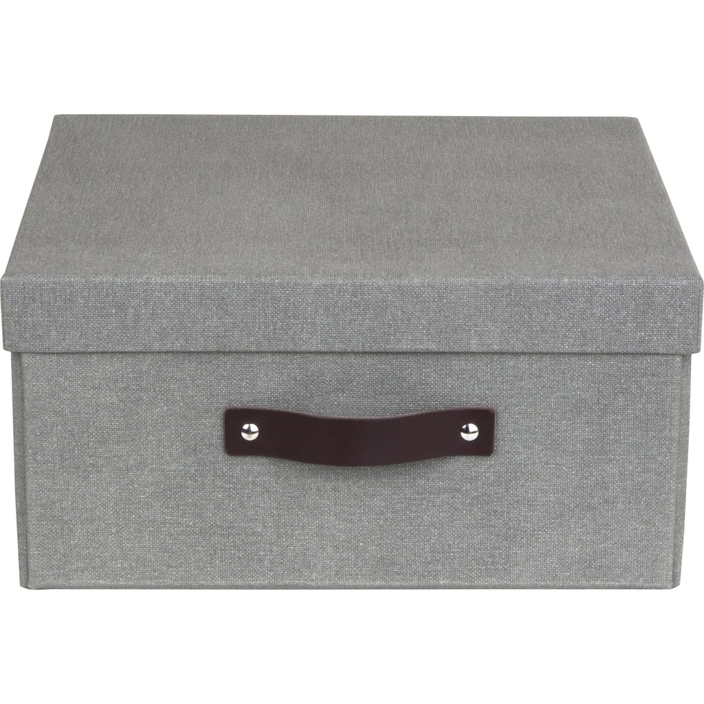 Box Bigso Levi canvas grå